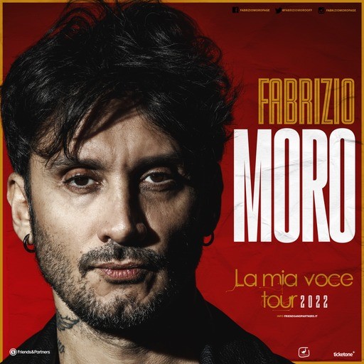 FABRIZIO MORO: al via da lunedì 11 luglio "LA MIA VOCE TOUR 2022".