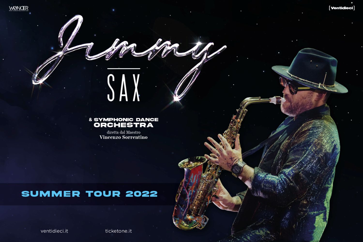 JIMMY SAX quest’estate torna dal vivo con “JIMMY SUMMER TOUR 2022